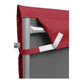 Kettler /KETTtex-Exklusiv® Mittellehner Auflage 106x50x3/5cm, rubinrot/bordeaux, Comfort Plus #3