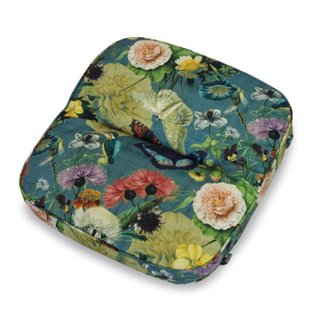 Kettler /KETTtex-Exklusiv® Sitz-und Hockerkissen 50x50x9cm, Butterfly #1