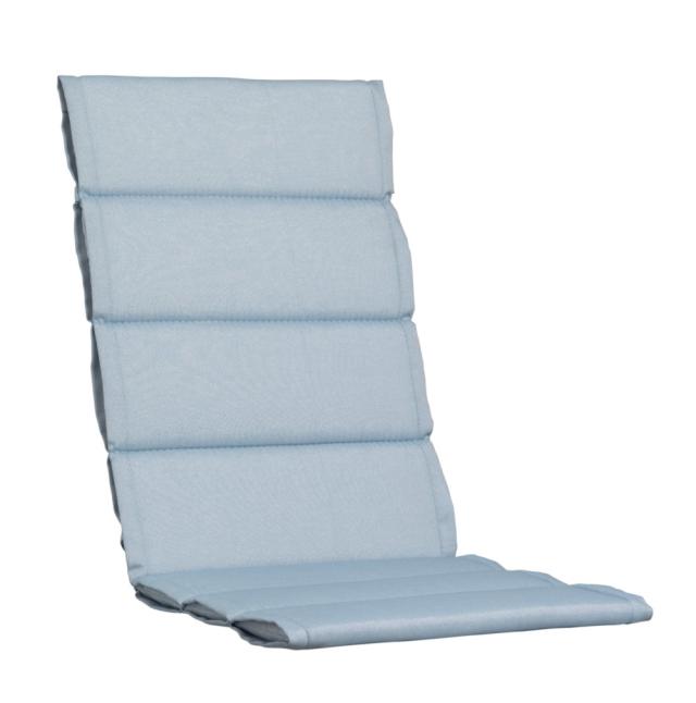 KETTtex-Exklusiv® Hochlehner Auflage 123x50x3cm, quergesteppt, eisblau so lange Vorrat reicht #1