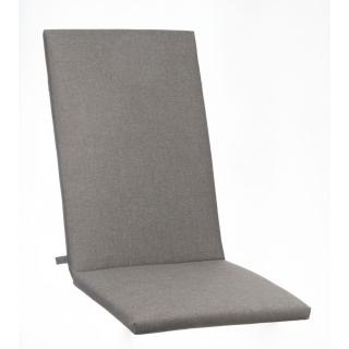 KETTtex-Exklusiv® Hochlehner Auflage, 123x50x4cm, taupe, Waterproof, mit Reißverschluß