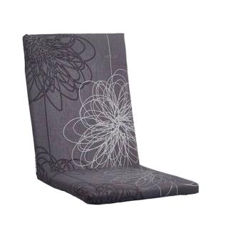 KETTtex-Exklusiv® Niederlehner Auflage, 103x50x4cm, anthrazit floral mit Reißverschluß